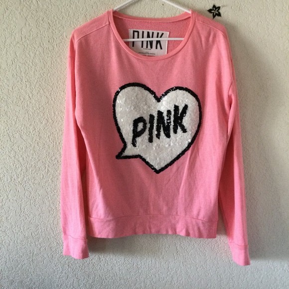 PINK Victoria's Secret Sweaters - victoria secret PINK sweatshirts
